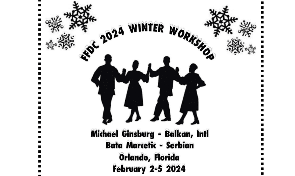 Florida Folk Dance Council Winter 2024 National Folk