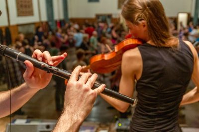 Contra dance at the Concord Scout House